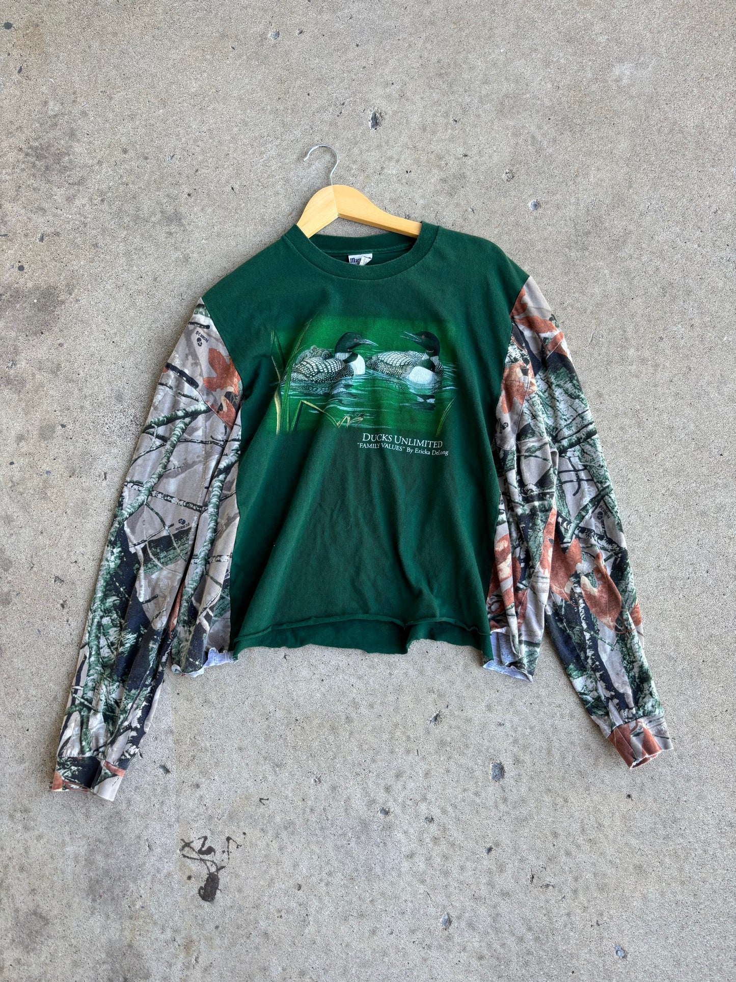 Ducks Unlimited Camo Tee(L)