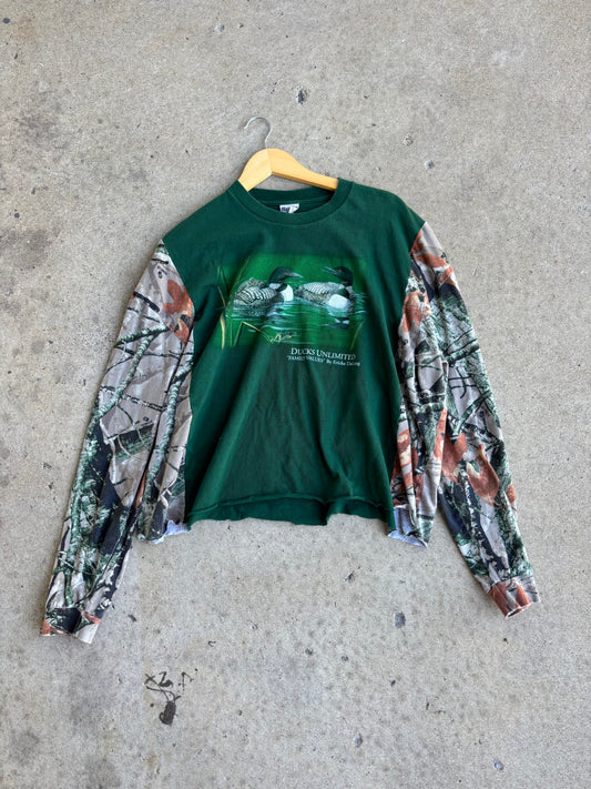 Ducks Unlimited Camo Tee(L)