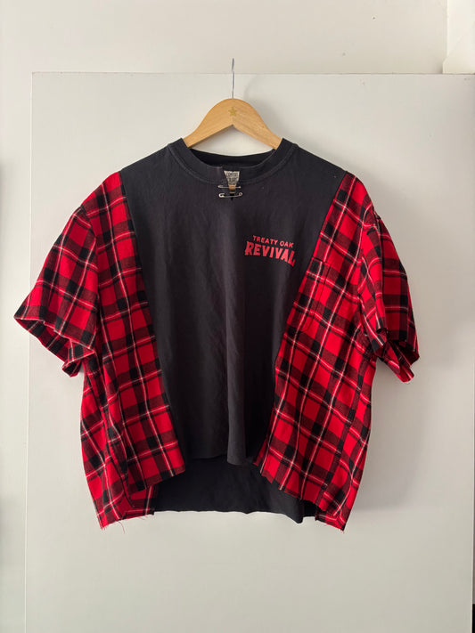 Treaty Oak Flannel Tee(M/L)