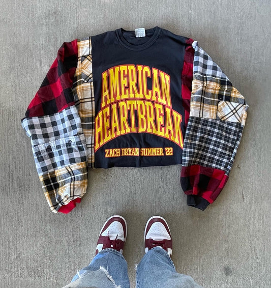 Heartbreak Patchwork Flannel