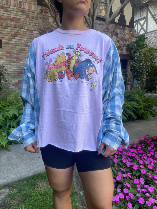 WTP Pink and Blue Flannel
