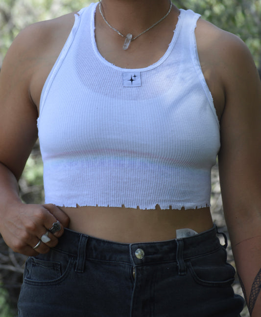 White Tank Top Createbybug
